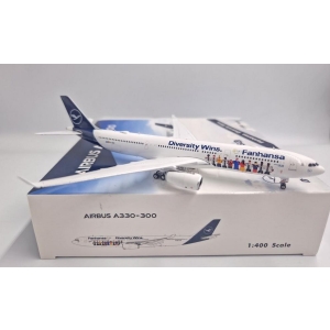 Model Airbus A330-300 Lufthansa 1:400 D-AIKQ Diversity Wins