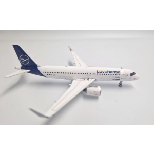 Model Airbus A320neo Lufthansa Lovehansa 1:400 D-AINY