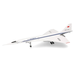 Model Tupolev Tu144S 1:200 Design Bureau Le Bourget 1975 CCCP-77144