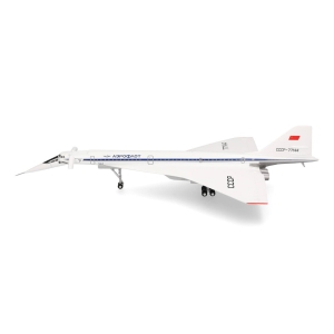 Model Tupolev Tu144S 1:200 Design Bureau Le Bourget 1975 CCCP-77144