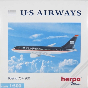 Model Boeing 767-200 US Airways 1:500 HERPA 504317