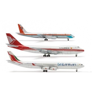 MEGA ZESTAW: 3 modele Srilankan, Air Lanka, Ceylon