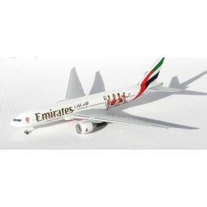 Model Boeing 777-200 EMIRATES ARSENAL 1:500 UNIKAT!