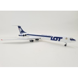 Model Ilyushin IŁ62 LOT 1:200 SP-LBD METAL -UNIKAT!