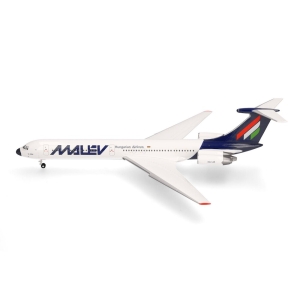 Model Ilyushin IŁ62M MALEV 1:200 Herpa METal