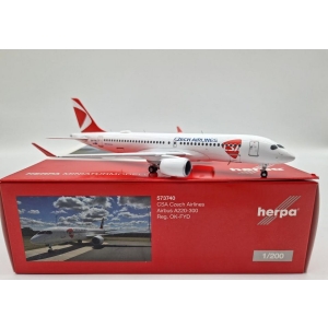 Model Airbus A220-300 CSA Czech Airlines 1:200 OK-FYD