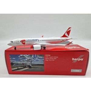 Model Airbus A220-300 CSA Czech Airlines 1:200 OK-FYD