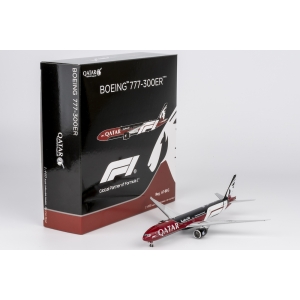 Model Boeing 777-300 QATAR Airways 1:400 FORMULA 1 A7-BEG
