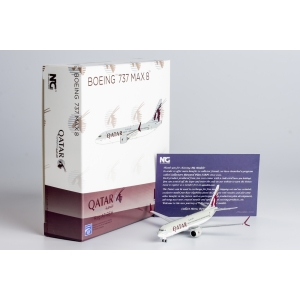 Model Boeing 737MAX8 QATAR Airways 1:400 NG Model - OSTATNIE!