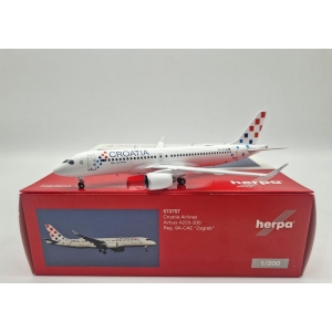 Model Airbus A220-300 CROATIA 1:200 9A-CAE