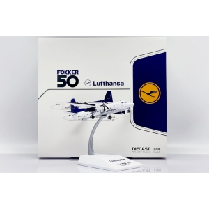 Model Fokker 50 Lufthansa 1:200 D-AFKU Jc Wings