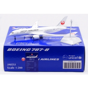 Model Boeing 787-8 JAL Japan 1:1200 SQ Wings JA825J