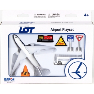 Zestaw lotniskowy LOT - Boeing 787, autobus i inne