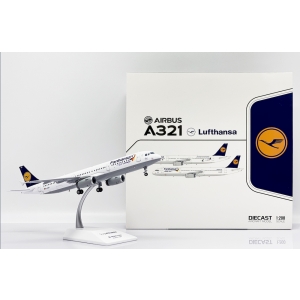 Model Airbus A321 Lufthansa Fanhansa 1:200 D-AIDG