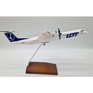 Model Bombardier Dash 8 Q400 LOT 1:100 SP-EQB UNIKAT!