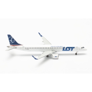 Model Embraer 195 LOT Polish 1:500 SP-LNM OSTATNIE