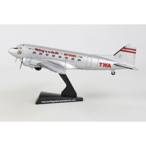 Model DC3 TWA Trans World Airl. 1:144 PRZECENIONY