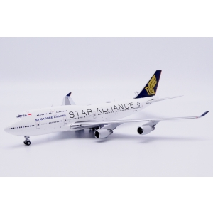 Model Boeing 747-400 SINGAPORE 1:400 Star Alliance 9V-SPP