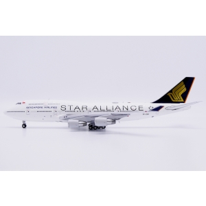 Model Boeing 747-400 SINGAPORE 1:400 Star Alliance 9V-SPP