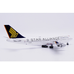 Model Boeing 747-400 SINGAPORE 1:400 Star Alliance 9V-SPP
